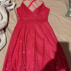 Sparkling Pink Kids Dress